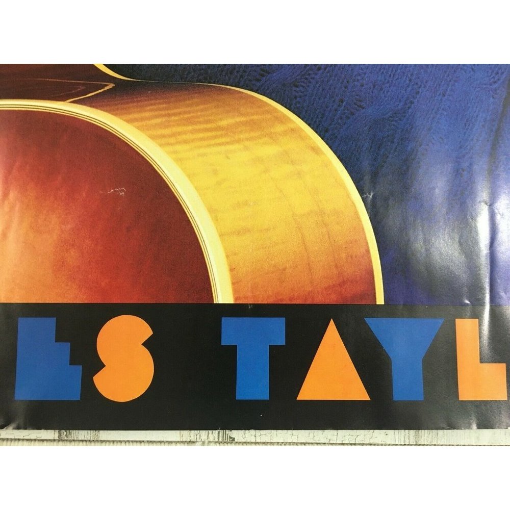 Vtg 1981 James Taylor Record Store Promo Poster Dad Loves His Work - Picture 3 of 12